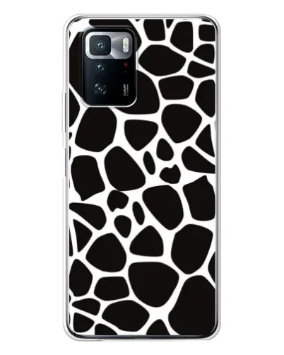 Чехол для Xiaomi POCO X3 GT с картинкой «Черно-белый жираф»