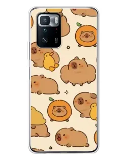Чохол для Xiaomi POCO X3 GT з картинкою «Капібари з апельсинами» Чохол для Xiaomi POCO X3 GT з картинкою «Капібари з апельсинами»