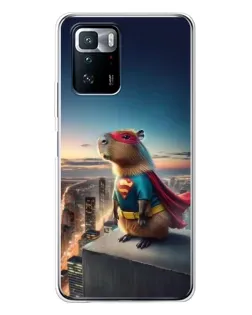 Чохол для Xiaomi POCO X3 GT з картинкою «Капі-мен супергерой» Чохол для Xiaomi POCO X3 GT з картинкою «Капі-мен супергерой»