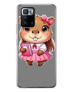 Чохол для Xiaomi POCO X3 GT з картинкою «Дівчинка капібара» Чохол для Xiaomi POCO X3 GT з картинкою «Дівчинка капібара»