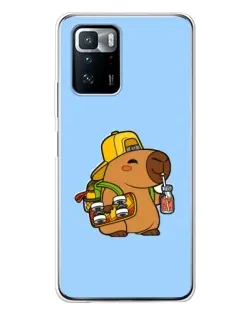 Чохол для Xiaomi POCO X3 GT з картинкою «Капібара на скейті» Чохол для Xiaomi POCO X3 GT з картинкою «Капібара на скейті»