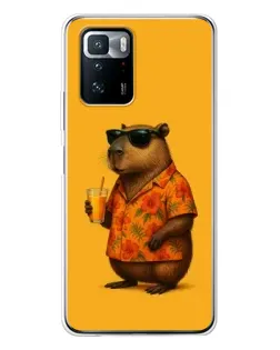 Чохол для Xiaomi POCO X3 GT з картинкою «Капібара на відпочинку» Чохол для Xiaomi POCO X3 GT з картинкою «Капібара на відпочинку»