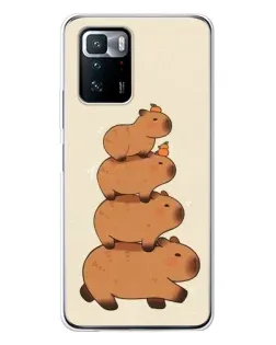 Чохол для Xiaomi POCO X3 GT з картинкою «Вежа з капібар» Чохол для Xiaomi POCO X3 GT з картинкою «Вежа з капібар»