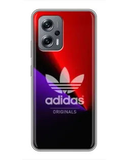Чехол для Xiaomi POCO X4 GT с картинкой «Adidas Red Neon»