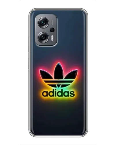 Чехол для Xiaomi POCO X4 GT с картинкой «Неоновый Adidas» Чехол для Xiaomi POCO X4 GT с картинкой «Неоновый Adidas»