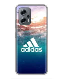 Чехол для Xiaomi POCO X4 GT с картинкой «Океанская глубина адидас»