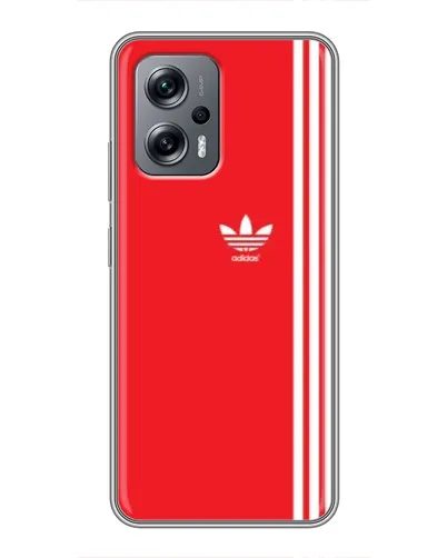Чехол для Xiaomi POCO X4 GT с картинкой «Красный минимализм Adidas» Чехол для Xiaomi POCO X4 GT с картинкой «Красный минимализм Adidas»