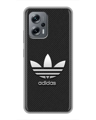 Чехол для Xiaomi POCO X4 GT с картинкой «Adidas Карбоновая текстура» Чехол для Xiaomi POCO X4 GT с картинкой «Adidas Карбоновая текстура»