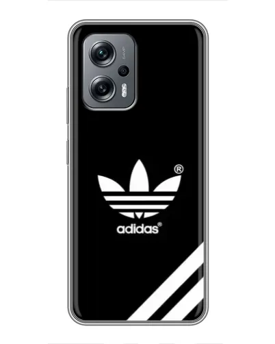 Чехол для Xiaomi POCO X4 GT с картинкой «Adidas с диагональными полосами» Чехол для Xiaomi POCO X4 GT с картинкой «Adidas с диагональными полосами»