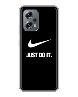 Чехол для Xiaomi POCO X4 GT с картинкой «Классический принт Nike»