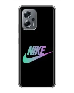 Чехол для Xiaomi POCO X4 GT с картинкой «Nike — городская ночь»
