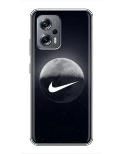 Чехол для Xiaomi POCO X4 GT с картинкой «Nike в стиле граффити»