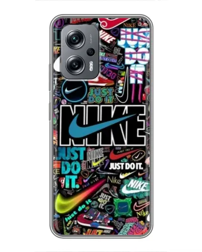 Чехол для Xiaomi POCO X4 GT с картинкой «Яркий коллаж Nike» Чехол для Xiaomi POCO X4 GT с картинкой «Яркий коллаж Nike»
