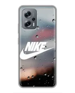 Чехол для Xiaomi POCO X4 GT с картинкой «Nike в стиле ретро»