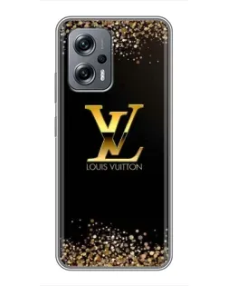 Чехол для Xiaomi POCO X4 GT с картинкой «LV — золотые искры»