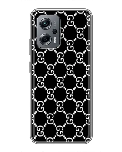 Чехол для Xiaomi POCO X4 GT с картинкой «Gucci — сетчатый паттерн» Чехол для Xiaomi POCO X4 GT с картинкой «Gucci — сетчатый паттерн»