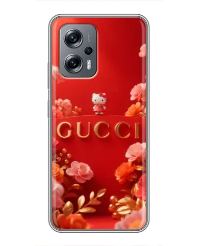 Чехол для Xiaomi POCO X4 GT с картинкой «Gucci — золотой сад» Чехол для Xiaomi POCO X4 GT с картинкой «Gucci — золотой сад»