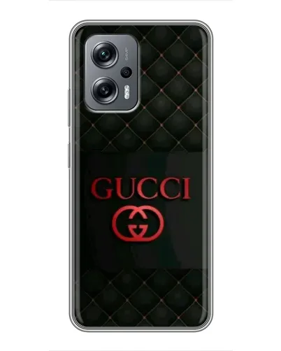 Чехол для Xiaomi POCO X4 GT с картинкой «Gucci — стеганый черный» Чехол для Xiaomi POCO X4 GT с картинкой «Gucci — стеганый черный»