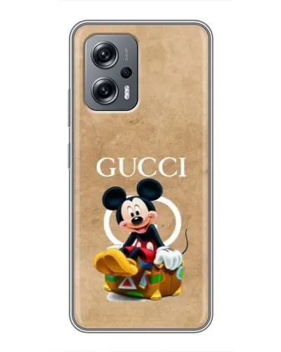Чехол для Xiaomi POCO X4 GT с картинкой «Микки Маус Gucci — крафт» Чехол для Xiaomi POCO X4 GT с картинкой «Микки Маус Gucci — крафт»