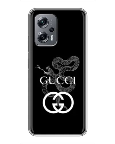 Чехол для Xiaomi POCO X4 GT с картинкой «Gucci — серебряная змея» Чехол для Xiaomi POCO X4 GT с картинкой «Gucci — серебряная змея»