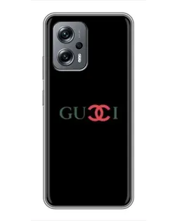 Чехол для Xiaomi POCO X4 GT с картинкой «Gucci — красный градиент» Чехол для Xiaomi POCO X4 GT с картинкой «Gucci — красный градиент»