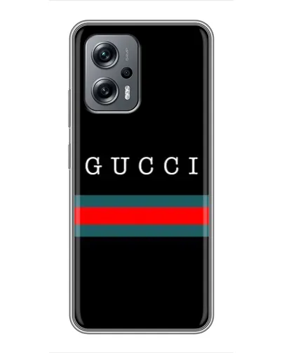 Чехол для Xiaomi POCO X4 GT с картинкой «Gucci — красный пояс» Чехол для Xiaomi POCO X4 GT с картинкой «Gucci — красный пояс»