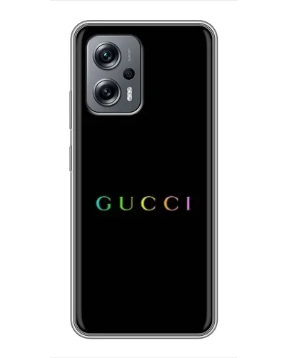 Чехол для Xiaomi POCO X4 GT с картинкой «Gucci — неоновый минимализм» Чехол для Xiaomi POCO X4 GT с картинкой «Gucci — неоновый минимализм»