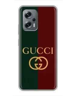 Чехол для Xiaomi POCO X4 GT с картинкой «Gucci — темно-зеленый градиент» Чехол для Xiaomi POCO X4 GT с картинкой «Gucci — темно-зеленый градиент»