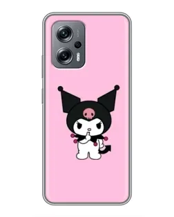 Чехол для Xiaomi POCO X4 GT с картинкой «Kuromi — розовая нежность»