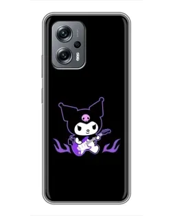 Чехол для Xiaomi POCO X4 GT с картинкой «Электрическая Kuromi»