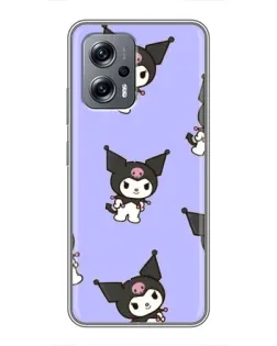 Чехол для Xiaomi POCO X4 GT с картинкой «Паттерн с Kuromi»