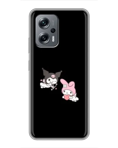 Чехол для Xiaomi POCO X4 GT с картинкой «My Melody и Kuromi»
