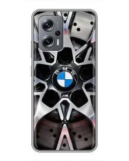 Чехол для Xiaomi POCO X4 GT с картинкой «BMW — деталь диска»