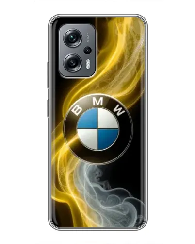 Чехол для Xiaomi POCO X4 GT с картинкой «Золотистый дым BMW» Чехол для Xiaomi POCO X4 GT с картинкой «Золотистый дым BMW»