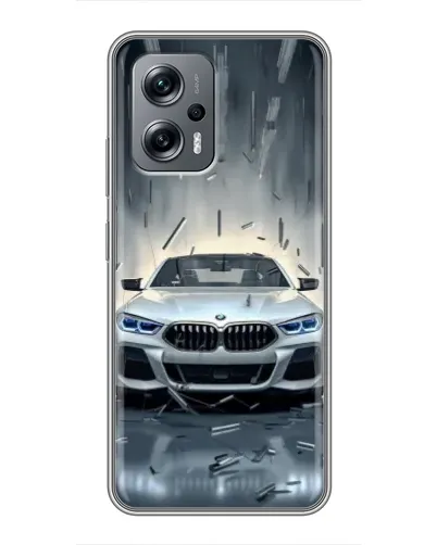 Чехол для Xiaomi POCO X4 GT с картинкой «BMW в свете фар» Чехол для Xiaomi POCO X4 GT с картинкой «BMW в свете фар»