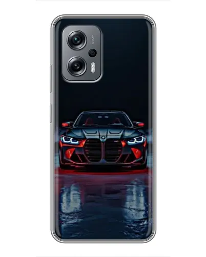 Чехол для Xiaomi POCO X4 GT с картинкой «BMW на мокрой дороге» Чехол для Xiaomi POCO X4 GT с картинкой «BMW на мокрой дороге»