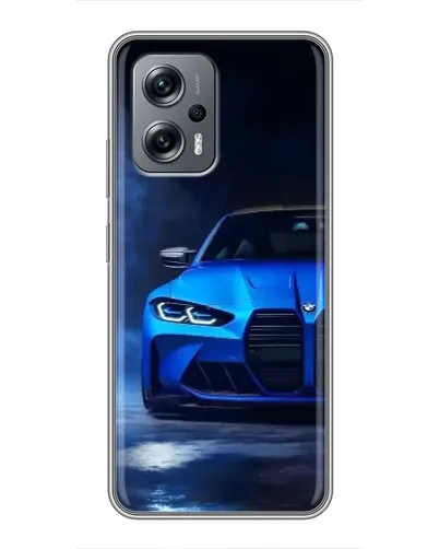 Чехол для Xiaomi POCO X4 GT с картинкой «Голубая BMW M4» Чехол для Xiaomi POCO X4 GT с картинкой «Голубая BMW M4»