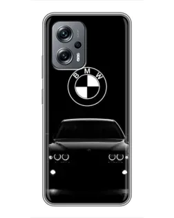Чехол для Xiaomi POCO X4 GT с картинкой «BMW — взгляд из темноты»