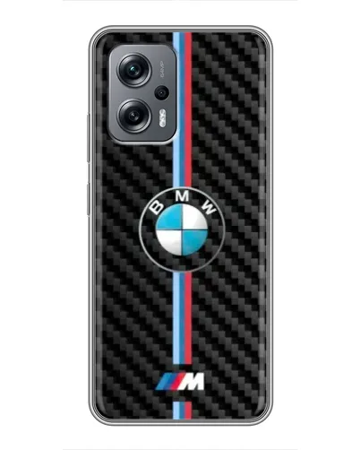Чехол для Xiaomi POCO X4 GT с картинкой «Эмблема BMW и карбон» Чехол для Xiaomi POCO X4 GT с картинкой «Эмблема BMW и карбон»