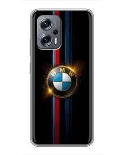 Чехол для Xiaomi POCO X4 GT с картинкой «BMW M-Power неон»