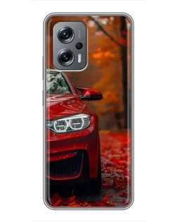 Чехол для Xiaomi POCO X4 GT с картинкой «Осенняя BMW M4»