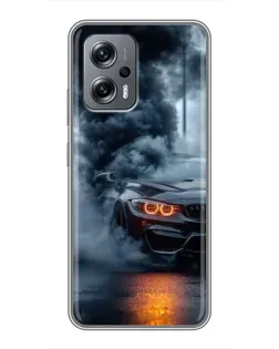 Чехол для Xiaomi POCO X4 GT с картинкой «BMW M-Power — абстракция»