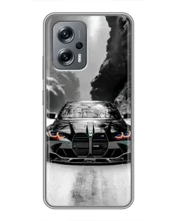 Чехол для Xiaomi POCO X4 GT с картинкой «BMW — акварельный дрифт»