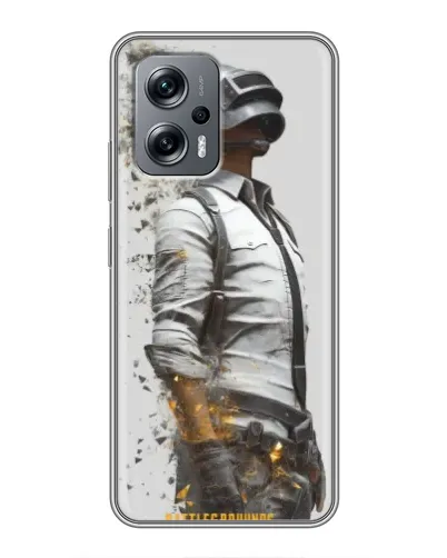 Чехол для Xiaomi POCO X4 GT с картинкой «PUBG — боец в пыли» Чехол для Xiaomi POCO X4 GT с картинкой «PUBG — боец в пыли»
