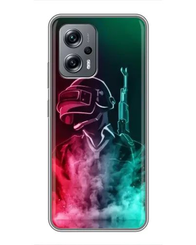 Чехол для Xiaomi POCO X4 GT с картинкой «PUBG — огненный воин» Чехол для Xiaomi POCO X4 GT с картинкой «PUBG — огненный воин»