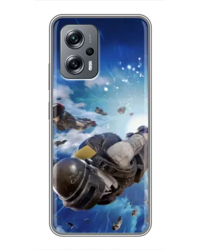 Чехол для Xiaomi POCO X4 GT с картинкой «Десант PUBG — прыжок» Чехол для Xiaomi POCO X4 GT с картинкой «Десант PUBG — прыжок»