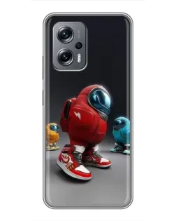 Чехол для Xiaomi POCO X4 GT с картинкой «Among Us — 3D стиль»