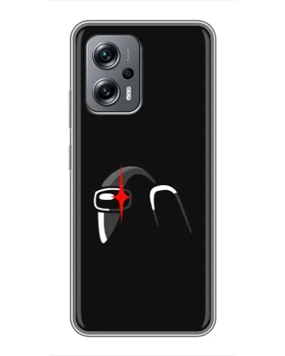Чехол для Xiaomi POCO X4 GT с картинкой «Among Us шлем» Чехол для Xiaomi POCO X4 GT с картинкой «Among Us шлем»