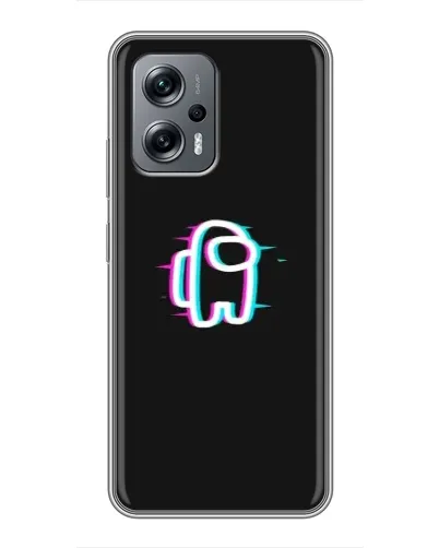 Чехол для Xiaomi POCO X4 GT с картинкой «Among Us неон» Чехол для Xiaomi POCO X4 GT с картинкой «Among Us неон»