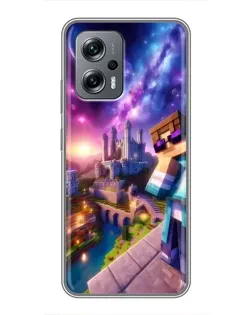 Чохол для Xiaomi POCO X4 GT з картинкою «Стів та космос» Чохол для Xiaomi POCO X4 GT з картинкою «Стів та космос»